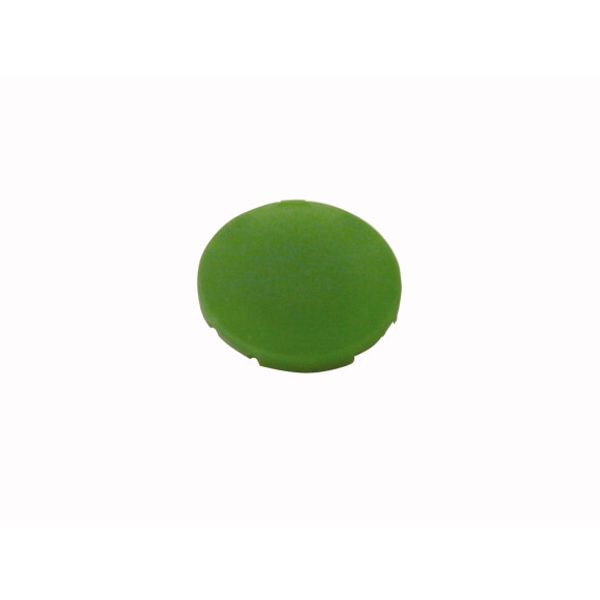 M22-XD-G Button plate, flat green, blank image 1