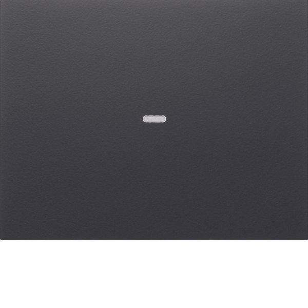 Cover for 1gang for push-button module, clearlens, K.1, ant., matt image 2