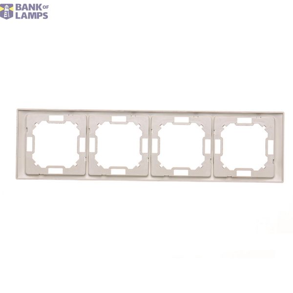 Single socket outlet without earthing, with shutters, module, 16A, quick connection, white matt image 1