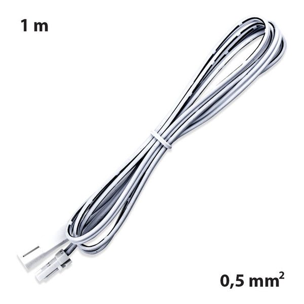Extension cable with connectors 91505-FP (socket) + 91505-MP (plug), 1m image 1