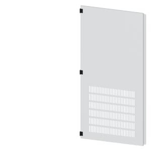 SIVACON, door half, left, with ventilation openings, IP20, H: 1800 mm, W: 800 mm, RAL image 1