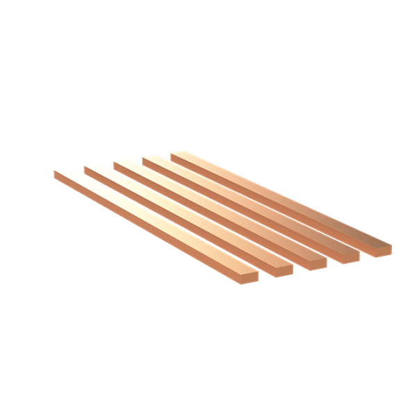 VC43HT-BF400 flat copper set 400A L=435MM consisting of 5x20x10 image 3