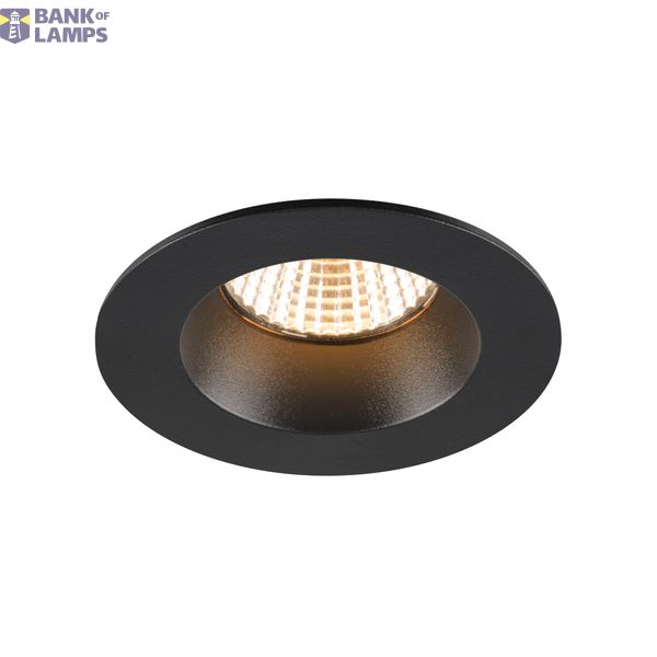 NEW TRIA® UNIVERSAL 68, recessed ceiling light, 2500/3000/4000K, 38°, IP 20 / IP 65, round, black image 1