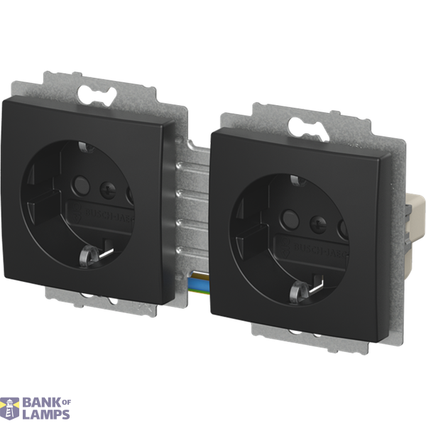 Schuko® Socket Outlet 2-gang image 3