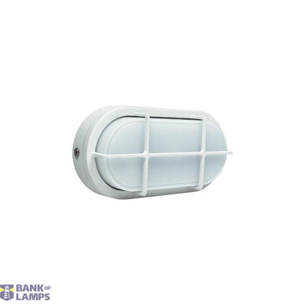 Schwabe LED Wandlamp 7W Ovaal Wit IP65 image 1