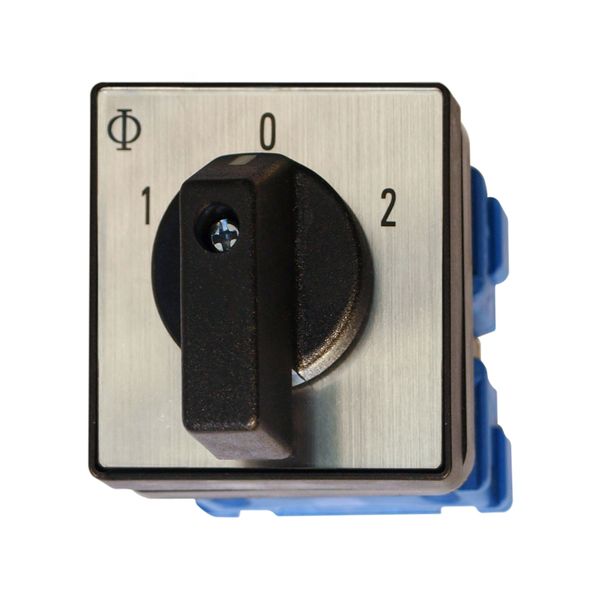 Change over Switch, front mount, 4 hole mounting 20A, 1-pole image 1
