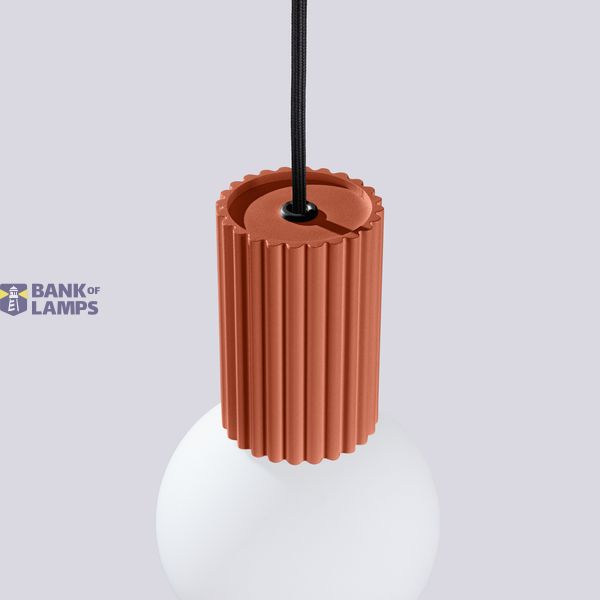 Pendant lamp HALO 1 red ochra image 7