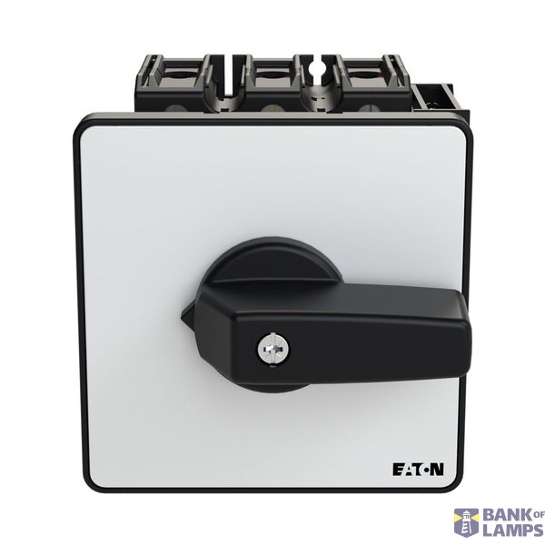 P3 Main switch, 80 A,Rear mounting, 3 pole, Form Z, Black, Door coupli image 3