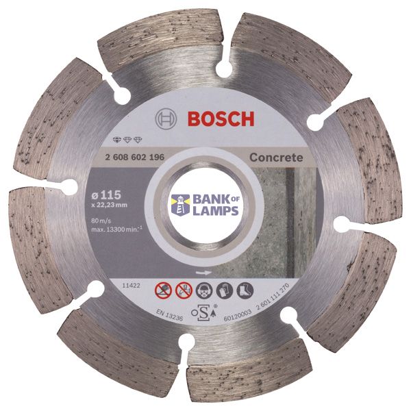 Standard for Concrete diamond cutting disc 115 x 22,23 x 1,6 x 10 mm image 3