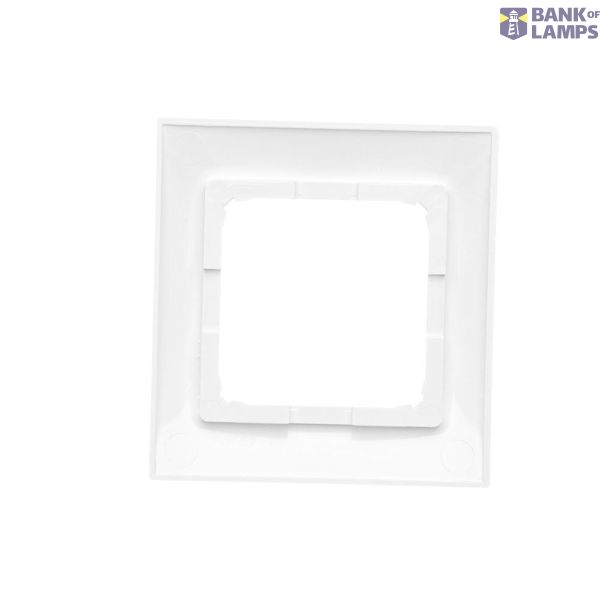 5 gang frame, white image 1