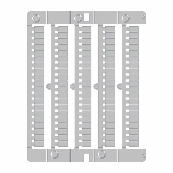 Tag for Cabur terminals 8x5mm, PC+ABS, white color, for CaburJet image 1