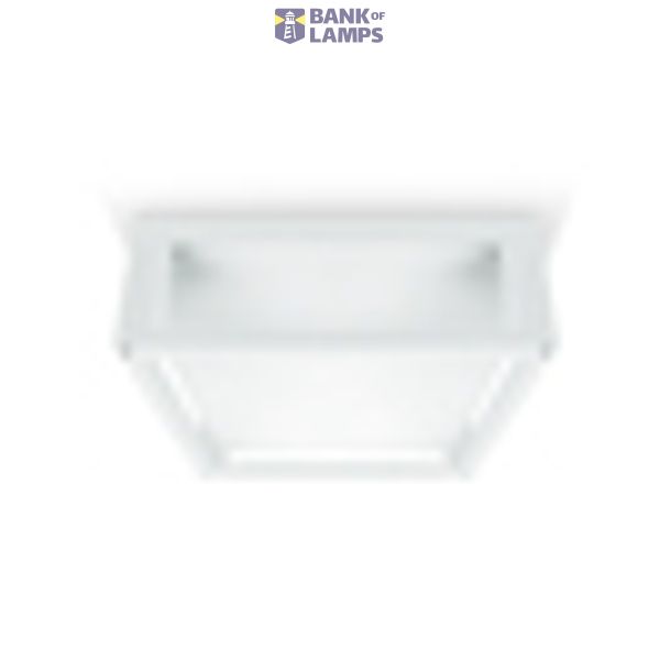 WHITE E27 2x12W PLAFO IP54 image 2