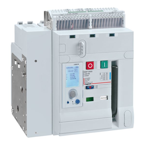 Circuit breaker DMX3 2500, 4 poles, fixed version and electronic protection unit image 1