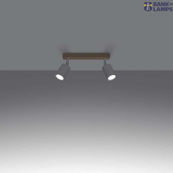 CEILING LAMP VERDO 2 WHITE GU10 2X10W IP20 image 5