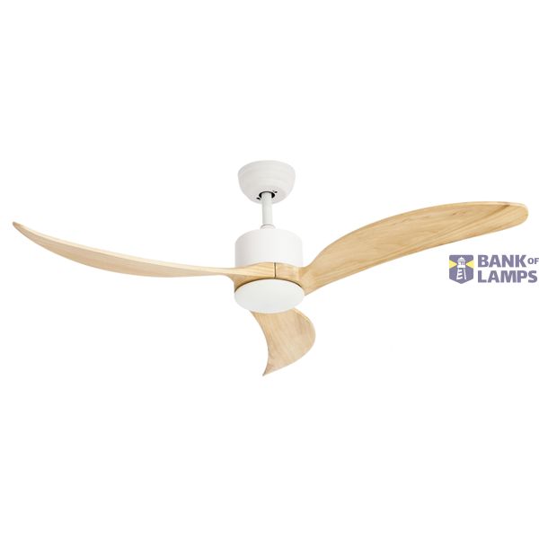 Fan IP20 Nere LED SW 3000-4000-6000K ON-OFF White Wood 2090 image 1