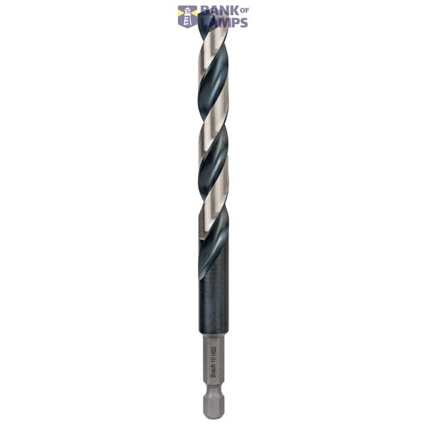 HSS Hex-Shank Twist Drill Bit 10.0 mm 10 x 87 x 133 1 pcs. image 1