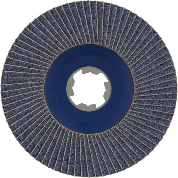 X-LOCK Flap discs, straight version, plastic plate, Ø125mm, G 40, X571, Best for Metal, 1pcs image 1