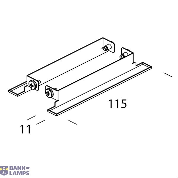 TESTATA TERMINALE ACC.224 WHITE image 1