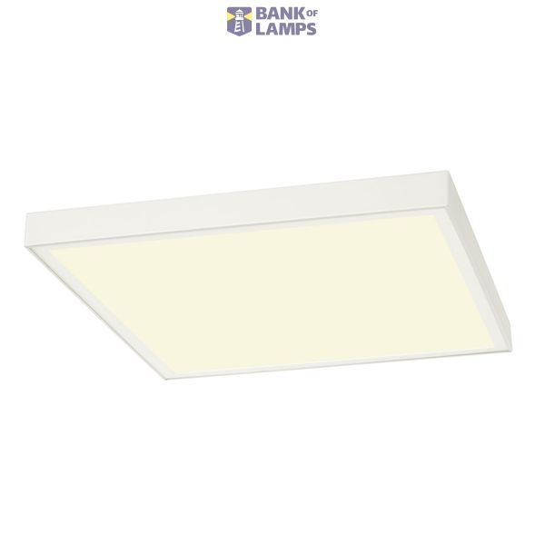 PANLED installation frame for 595x595mm square LED panels, matt white image 2