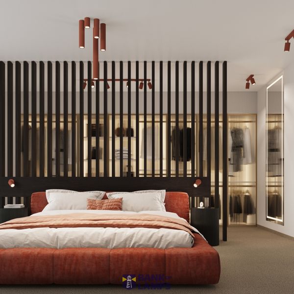 SURFACE-MOUNTED CYLINDRICAL CEILING TUBE CARBON IN RED OCHRE COLOUR image 9