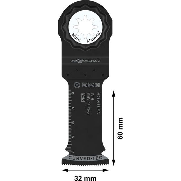 PRO Multi Material PAIZ 32 APB Multitool Blade image 1