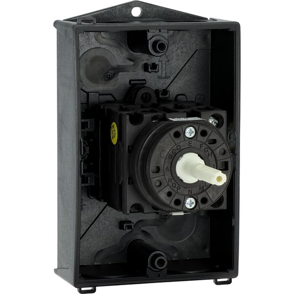 T0-3-15259/I1/SVB Main switch, T0, 20 A, surface mounting, 3 contact unit(s), 3 pole, 2 N/O, Emergency switching off function, With red rotary handle and yellow locking image 55
