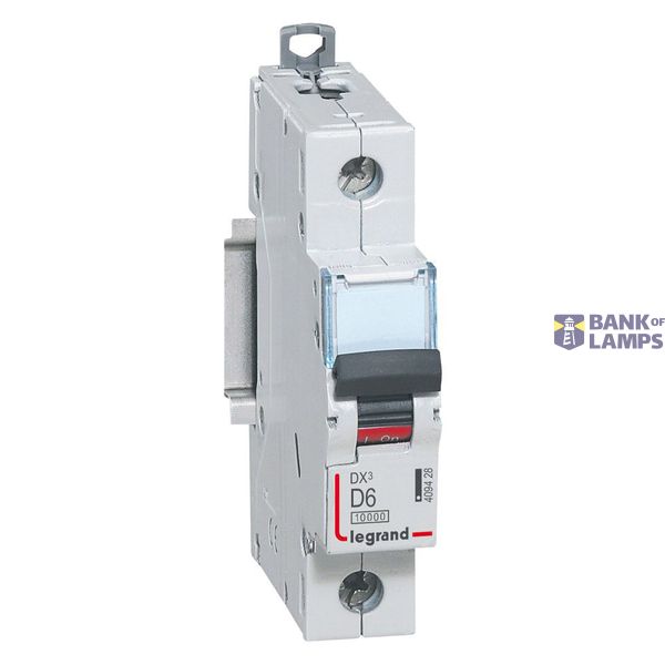 MCB - DX³ 10000 - 16 kA - 1P - 230/400 V~ - 6 A - D curve image 2