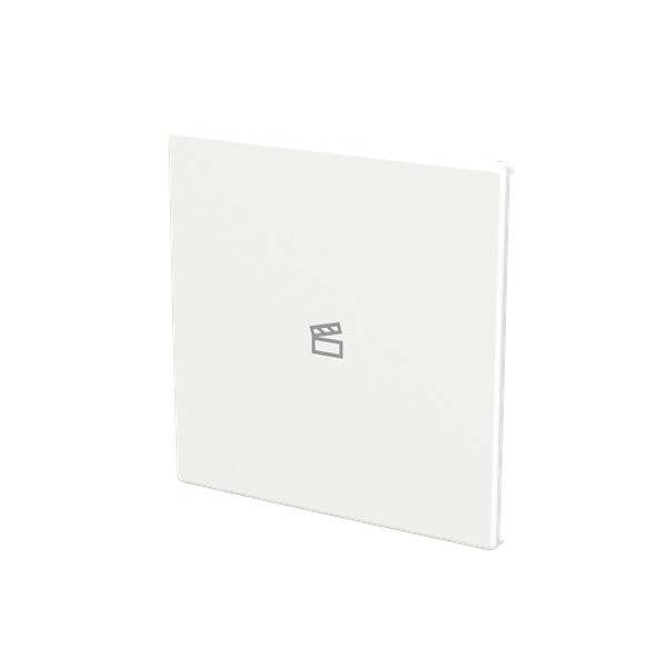 free@home Cover plate with legend with Symbol scene studio white matt - Platform 63 image 2