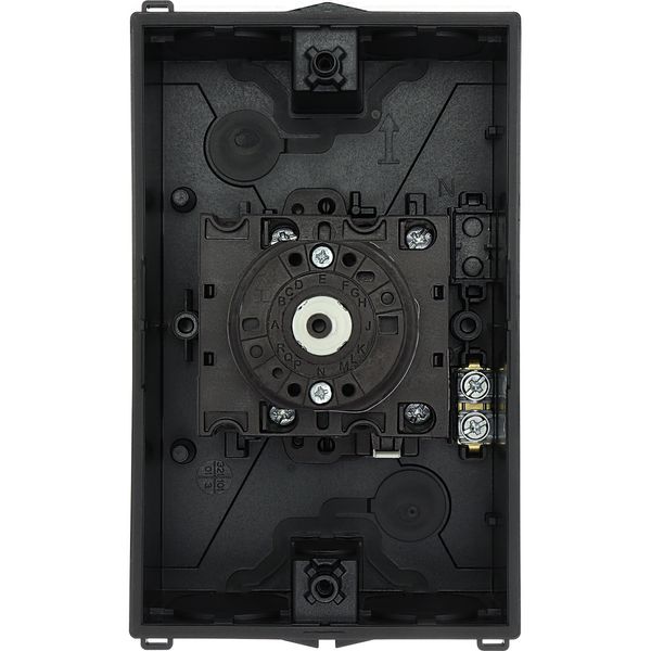 T3-3-8342/I2/SVB Main switch, T3, 32 A, surface mounting, 3 contact unit(s), 6 pole, Emergency switching off function, With red rotary handle and yellow locking ring, image 28