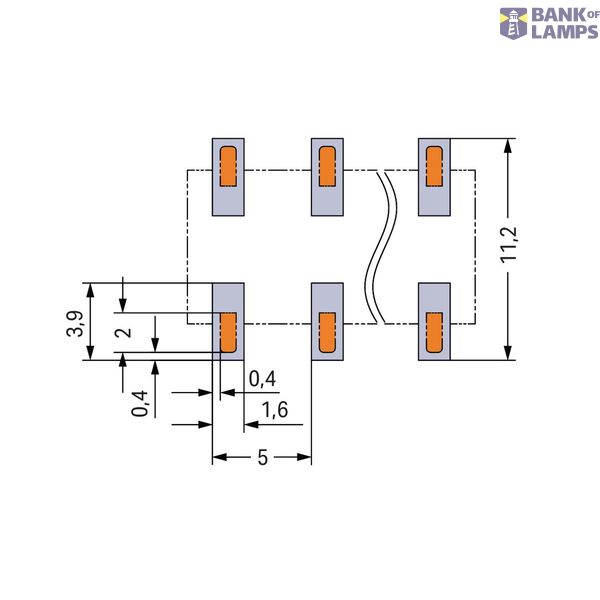 SMD PCB terminal block push-button 1.5 mm² black image 2