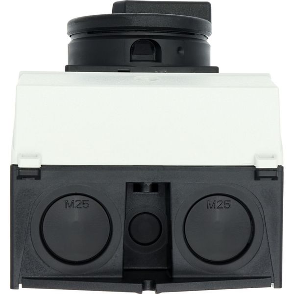 T3-4-15682/I2/SVB-SW Main switch, T3, 32 A, surface mounting, 4 contact unit(s), 6 pole, 1 N/O, 1 N/C, STOP function, With black rotary handle and locking ring, Lockable i image 44