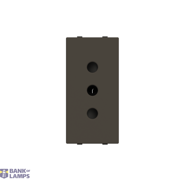 Socket outlet IT P11 10A - 1M - Anthracite image 1