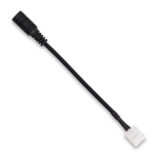 Power connector - socket connector with connection to LED strip 8 mm ML-112.006.21.1 image 1