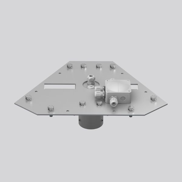 Adapter L 525 B 381 H 87 colour: silver image 2