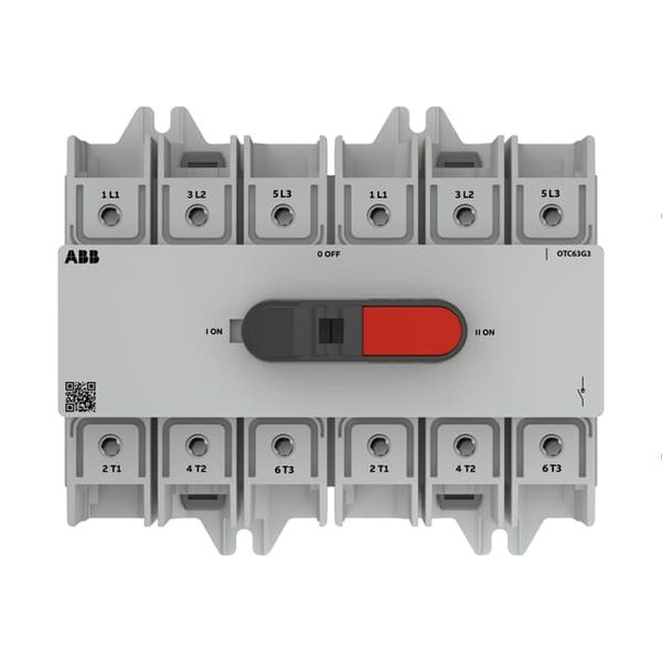 OT plus switch frame size G3 63A, 4P image 1