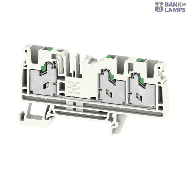 Feed-through terminal block, SNAP IN, grey, 4 mm², 32 A, 1000 V, Numbe image 1