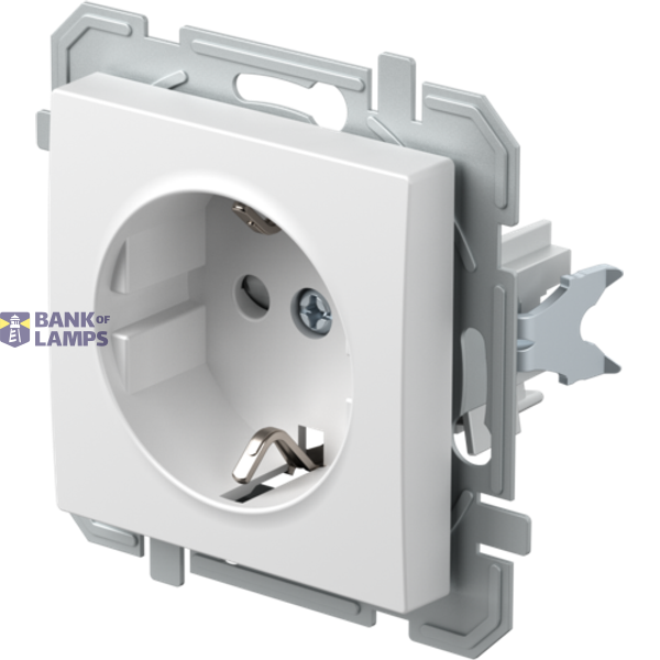 SOCKET SCHUKO 2P+E 16A 250V~ BV PW XO 4417016 image 2
