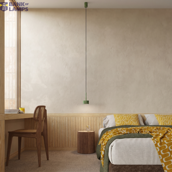 Pendant lamp AURA 1 olive green Gx53 image 4