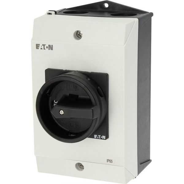 T3-4-8344/I2/SVB-SW Main switch, T3, 32 A, surface mounting, 4 contact unit(s), 8-pole, STOP function, With black rotary handle and locking ring, Lockable in the 0 (Off) image 8
