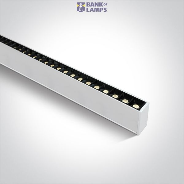 WHITE 48pcs SPOTS UGR17 40W WW 1300mm 34deg 230V DARK LIGHT image 2