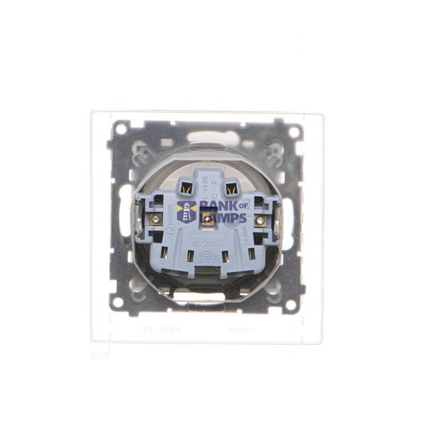 Triple switch with backlight, (module), 10AX, quick connection, anthracite, metalic image 1