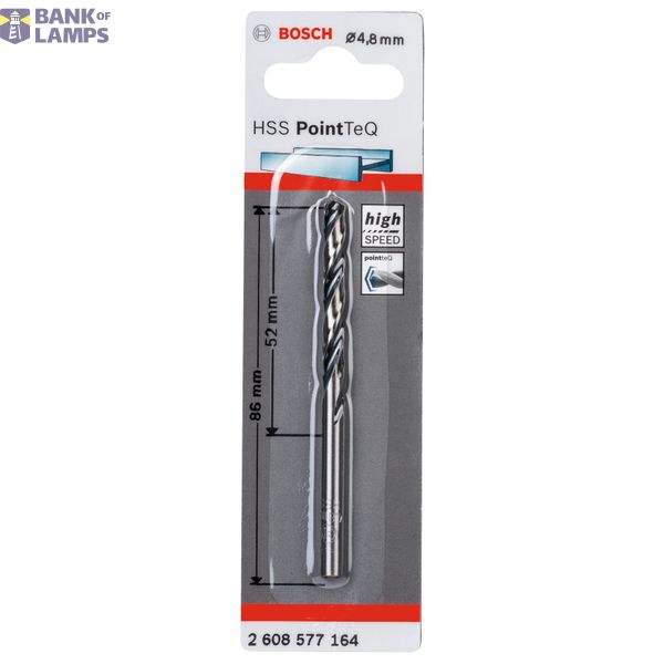 HSS Twist Drill Bit PointTeQ 4.8mm 1 pcs. image 2