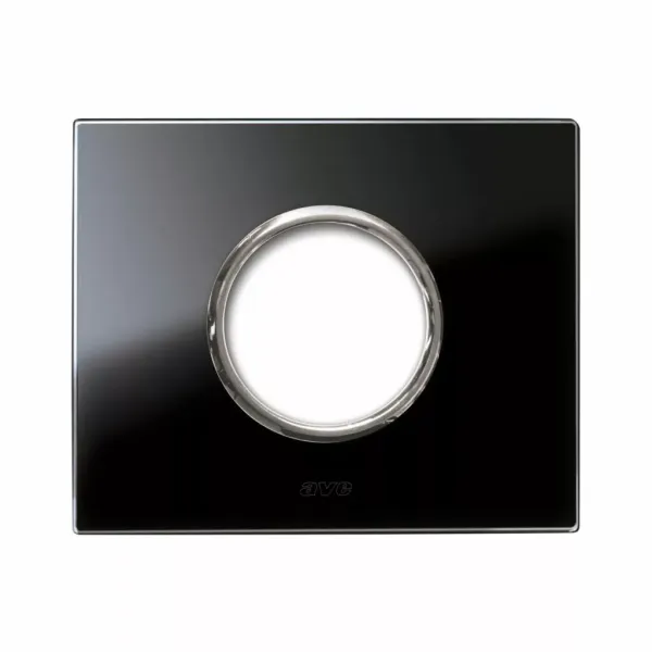NEW STYLE GLASS PLATE BLACK 1 SOCKE image 1