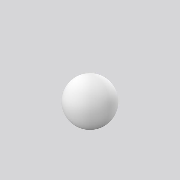 Replacement cover, plastic glass D 300 H 291 colour: white image 1