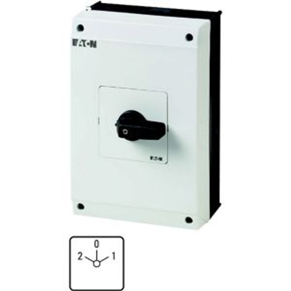 T5B-3-7/I4 Multi-speed switches, T5B, 63 A, surface mounting, 3 contact unit(s), Contacts: 6, 60 °, maintained, With 0 (Off) position, 2-0-1, Design number 7 image 4