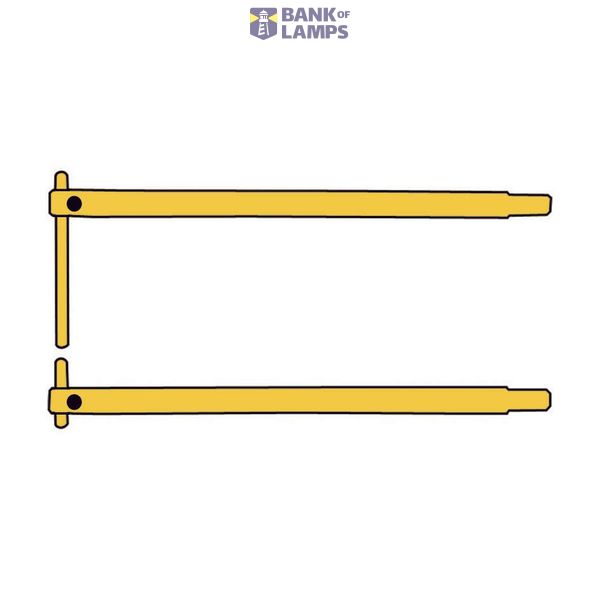 Electrode holder L=350 straight image 1