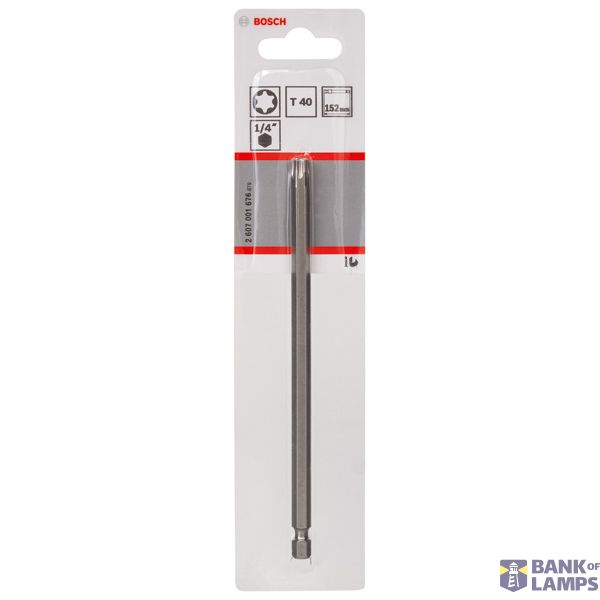Screwdriver bit Extra Hard T40, 152 mm 1 pcs. image 1