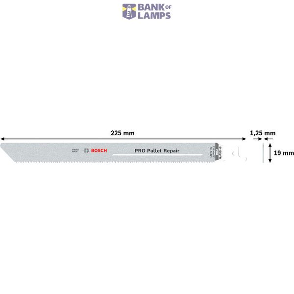 PRO Pallet S1135VFR Repair Reciprocating Saw Blade 100 pcs. image 1