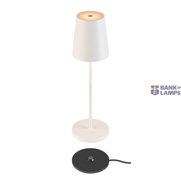 VINOLINA TWO, table lamp, battery-powered, IP65, 2200/2700/3000K, TOUCH, white image 2