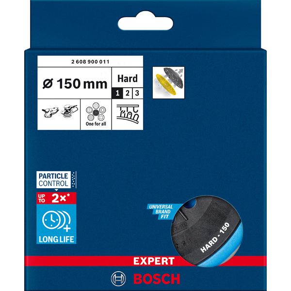 EXPERT Multihole Backing Pads for Bosch 15 mm, Hard image 2